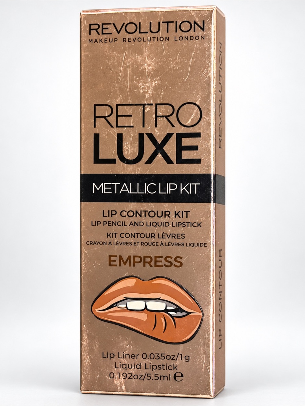 Revolution Retro Luxe Metallic Lip Kit